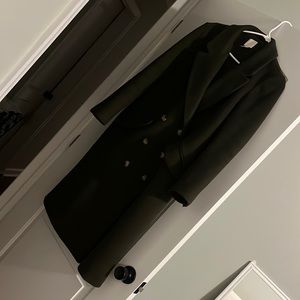 Olive H&M peacoat